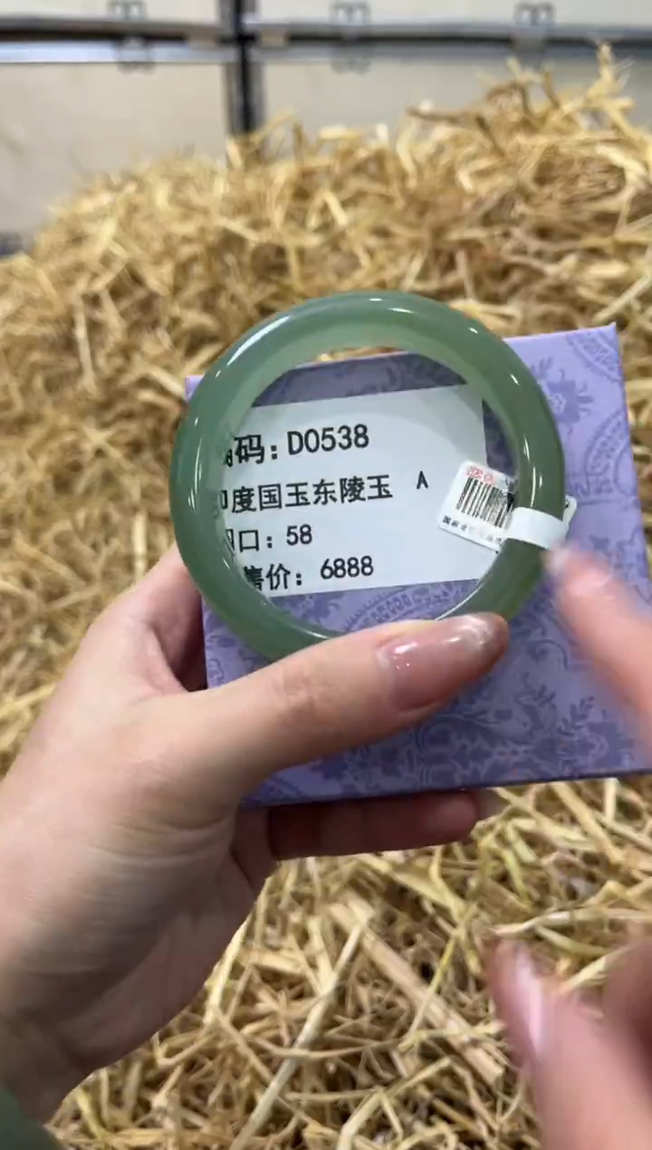 未镶嵌手镯石英质玉D0538