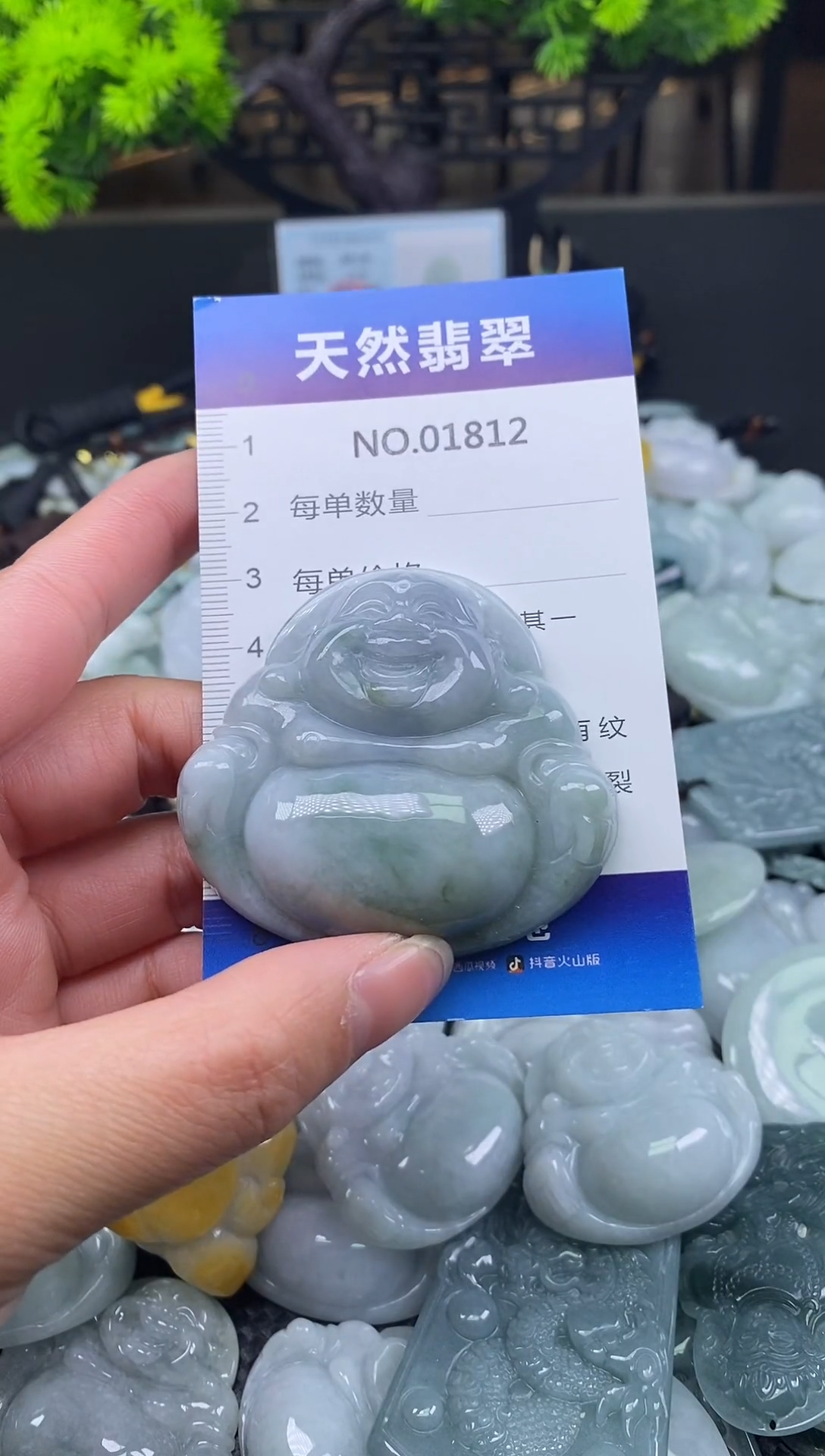 颈饰未镶嵌翡翠天然缅甸翡翠1812