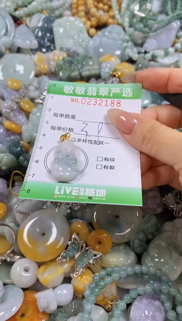 翡翠未镶嵌颈饰闪购0232188