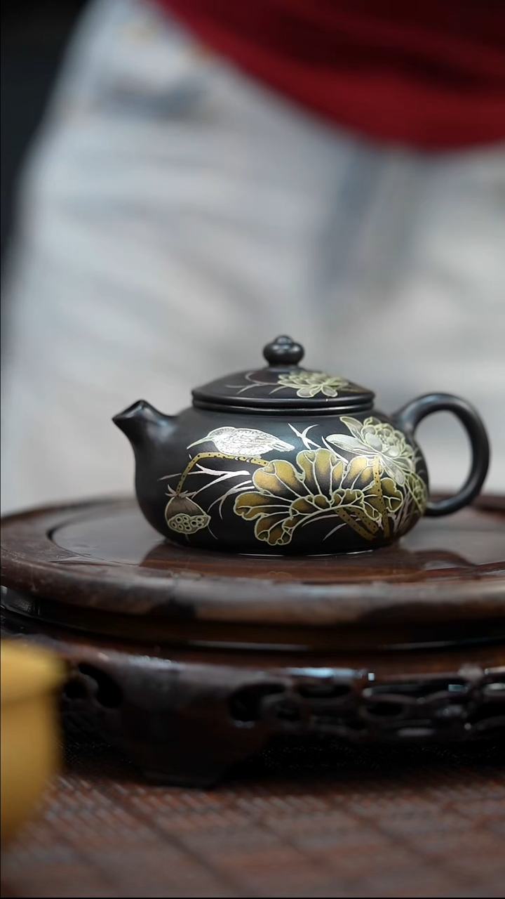 茶壶紫砂宜兴紫砂岁颐传砂原矿全手12