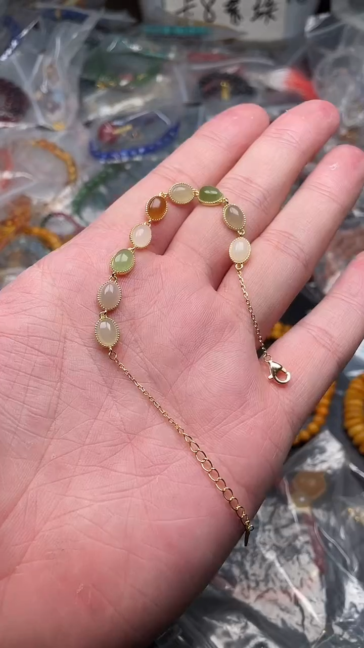 手链未镶嵌和田玉t**a多样性发货拍一发一