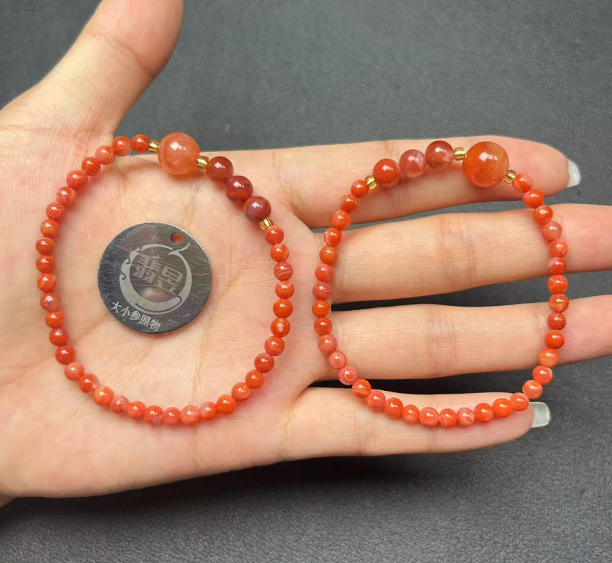 36894T02-3B21-南红手串/约4+/约40颗-多样性/发一件