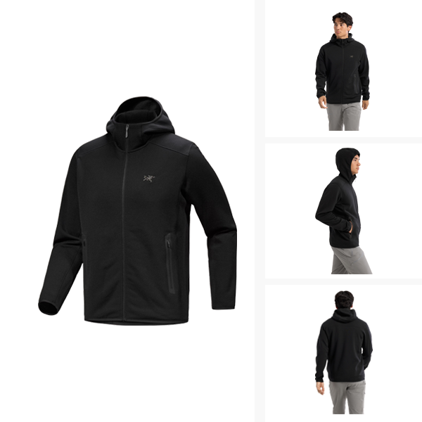 【旅游季专享】Kyanite Hoody 保暖耐磨纯色休闲抓绒外套 8446