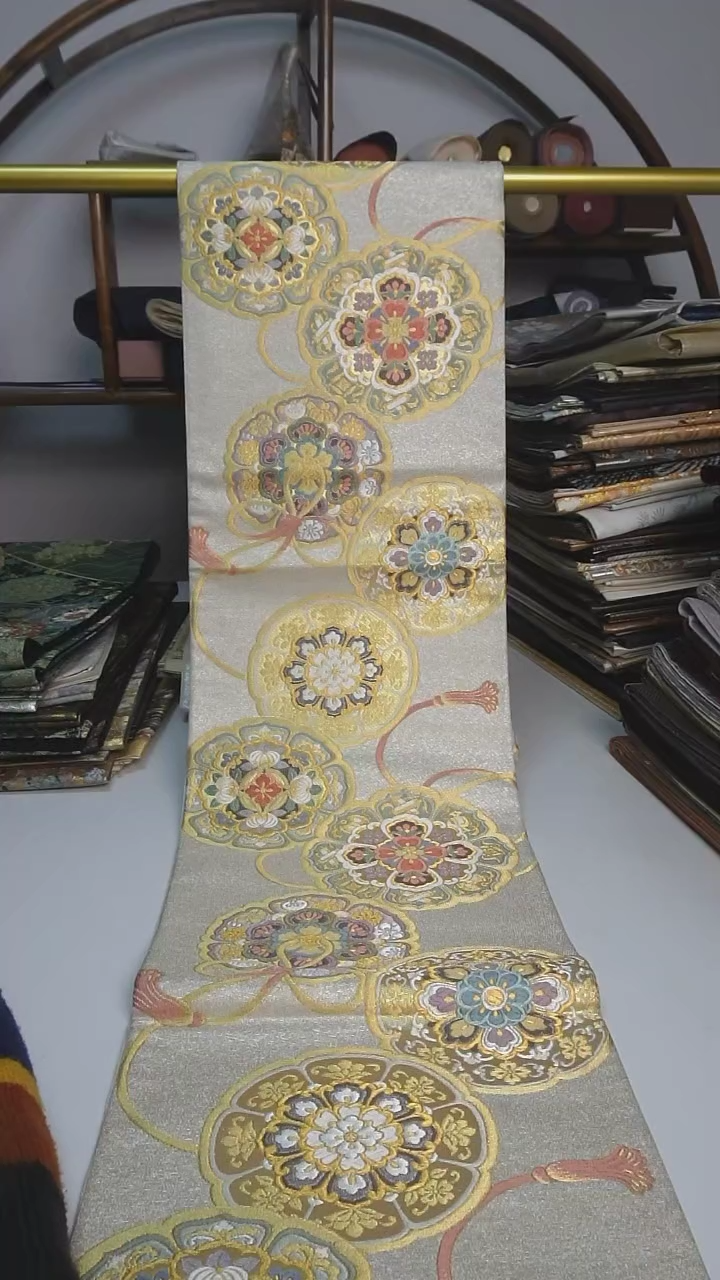 【闪购商品】织绣30西阵织六通宝相花