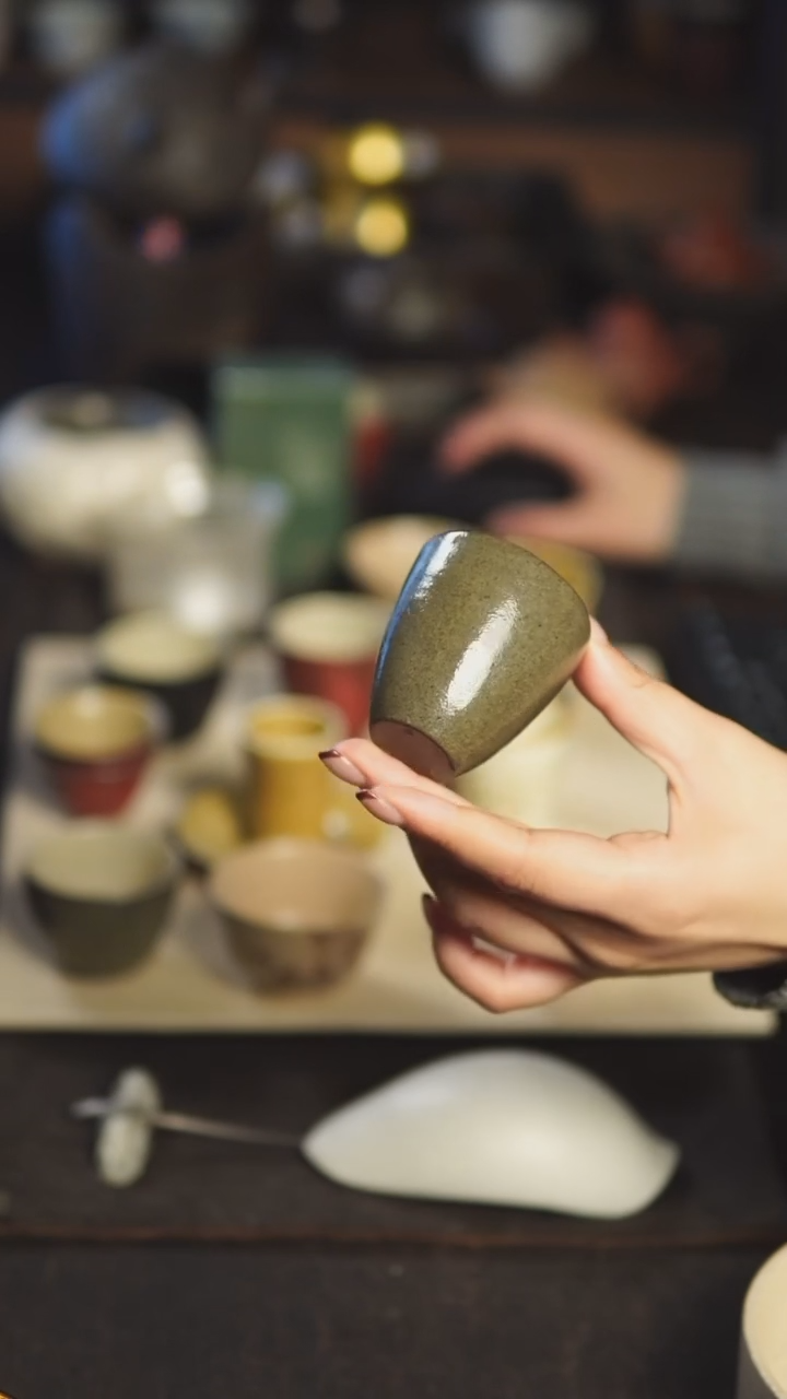 【闪购商品】云龙手作 灰釉闻香杯