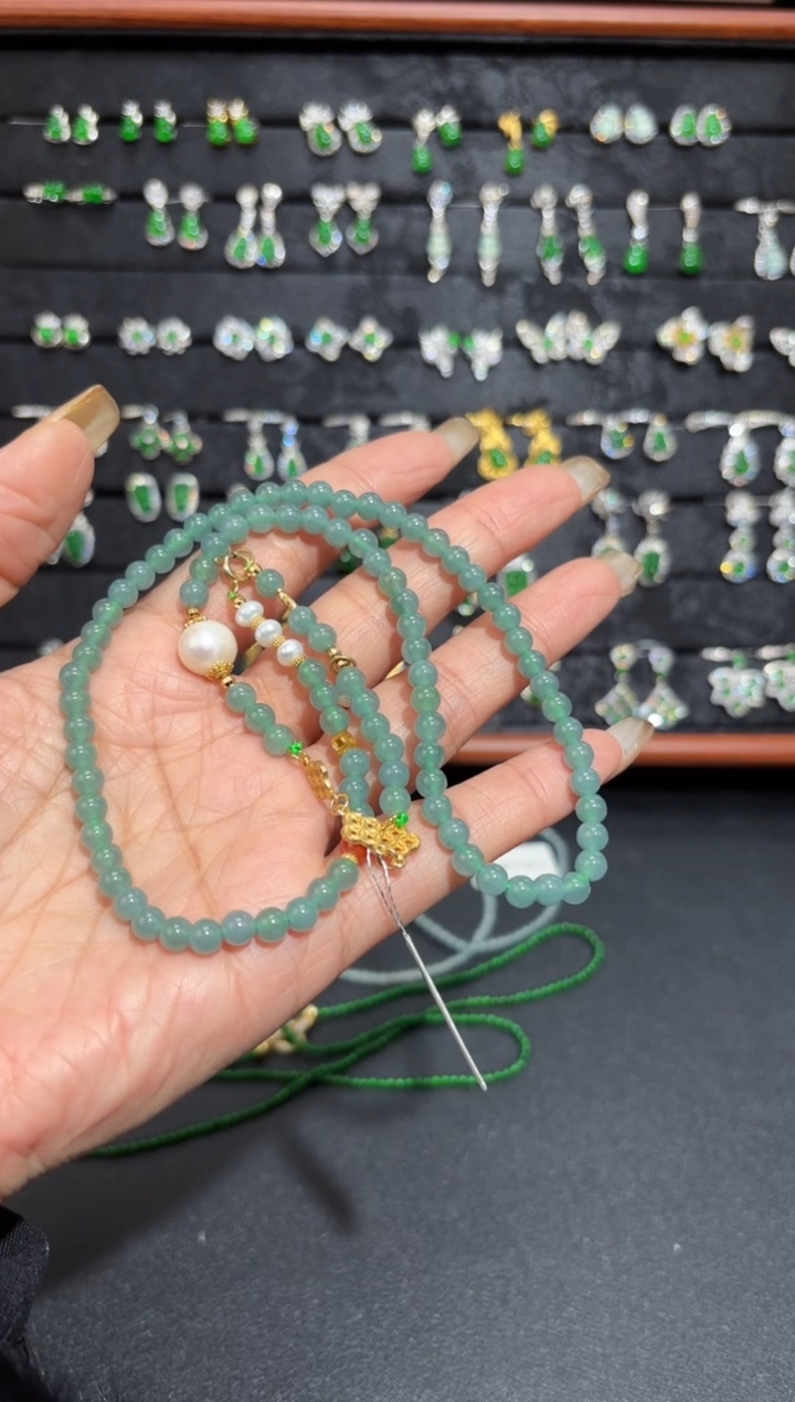 【闪购商品】翡翠颈饰未镶嵌珠珠/支持复检/一件