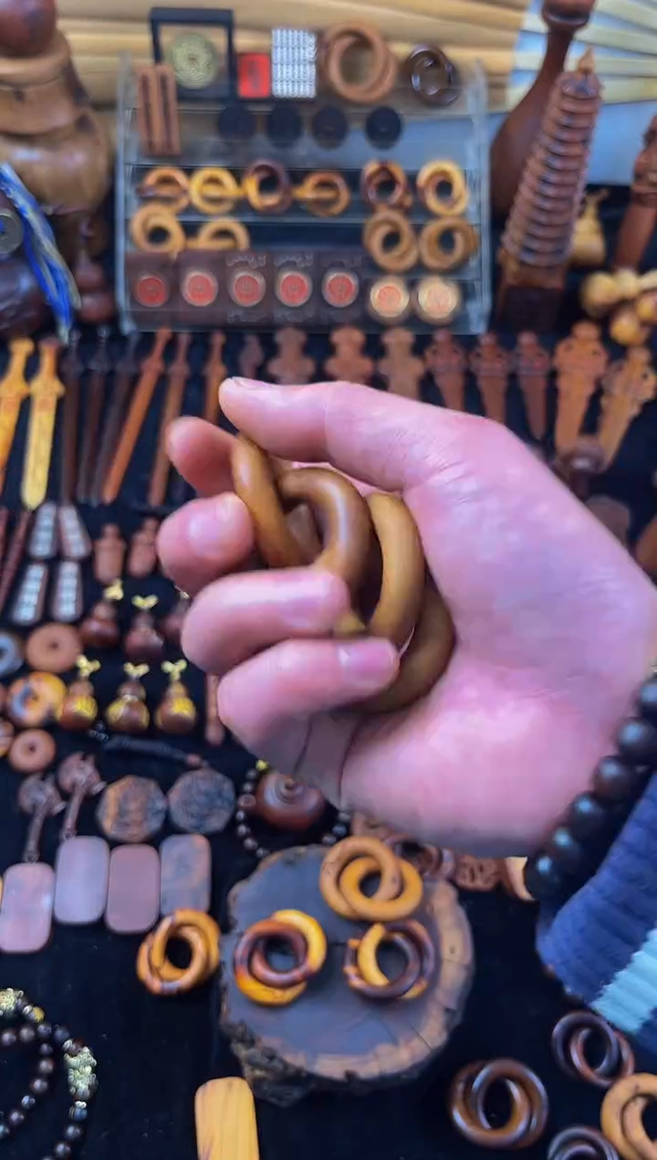 【闪购商品】木枣木小乾坤圈吊坠包邮