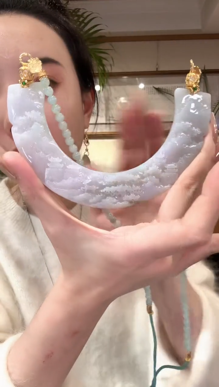 【闪购商品】翡翠颈饰未镶嵌国风