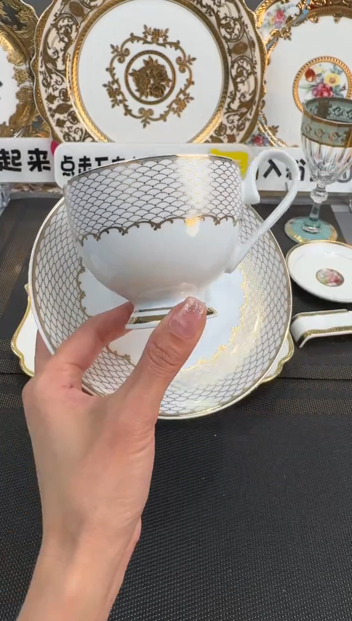 【闪购商品】瓷片200毫升杯碟福利款尾单