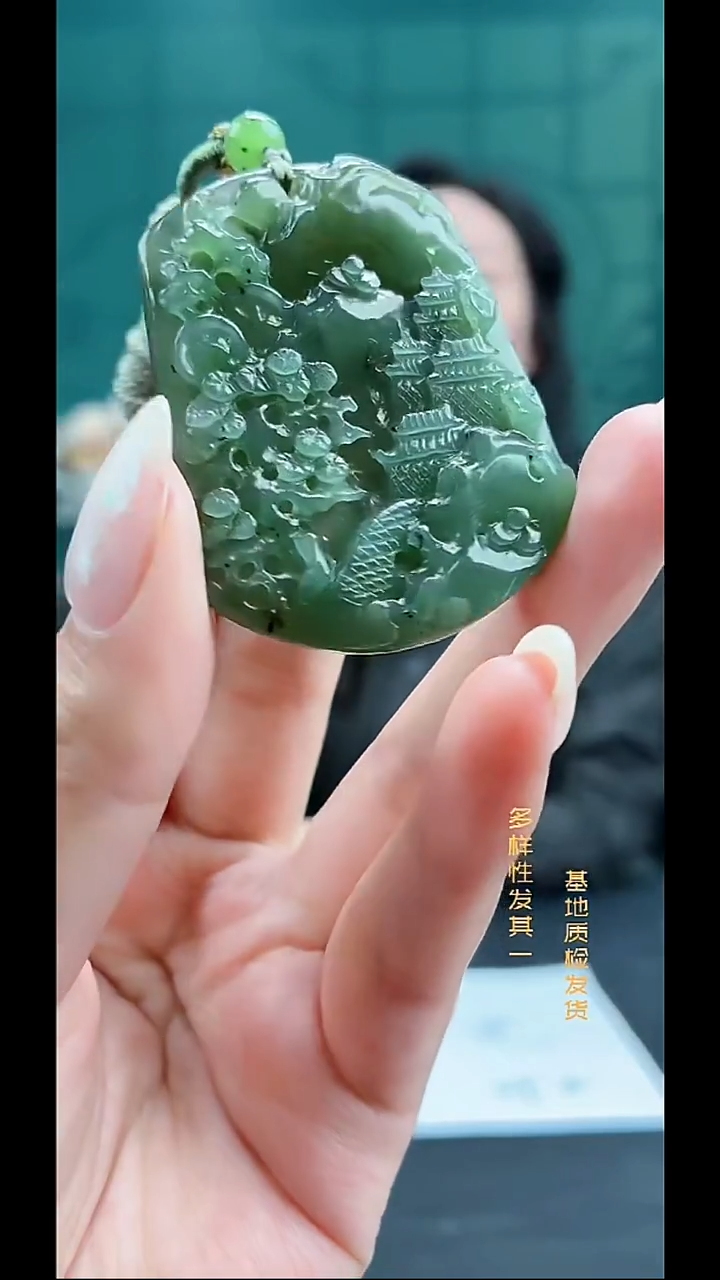 颈饰未镶嵌和田玉纯天然多样性发一