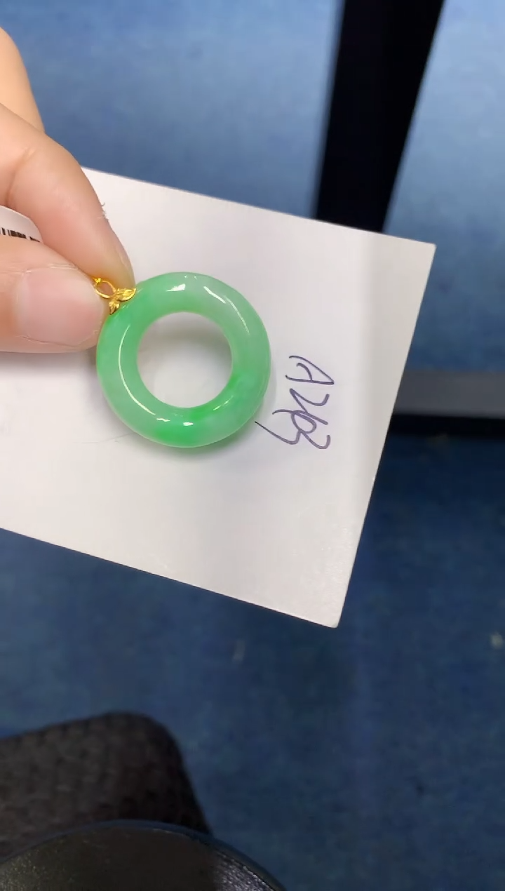 【闪购商品】翡翠颈饰18K金镶嵌000000000