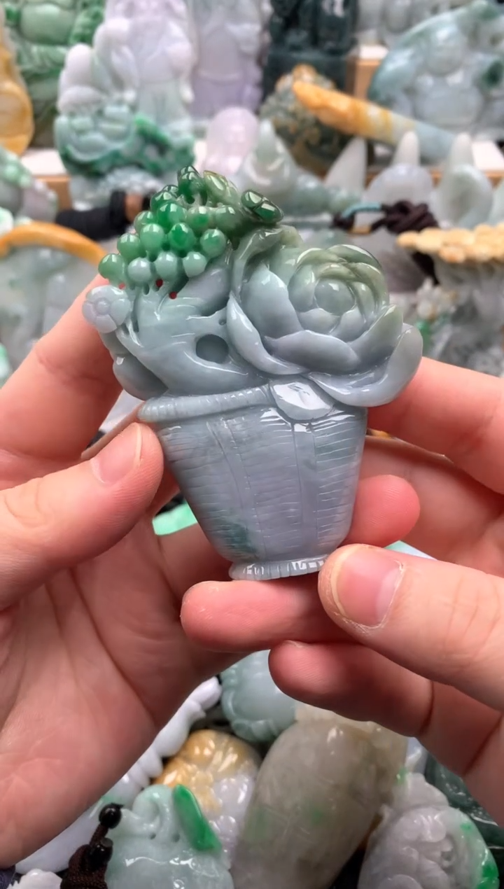 吊坠(不含链)未镶嵌翡翠1