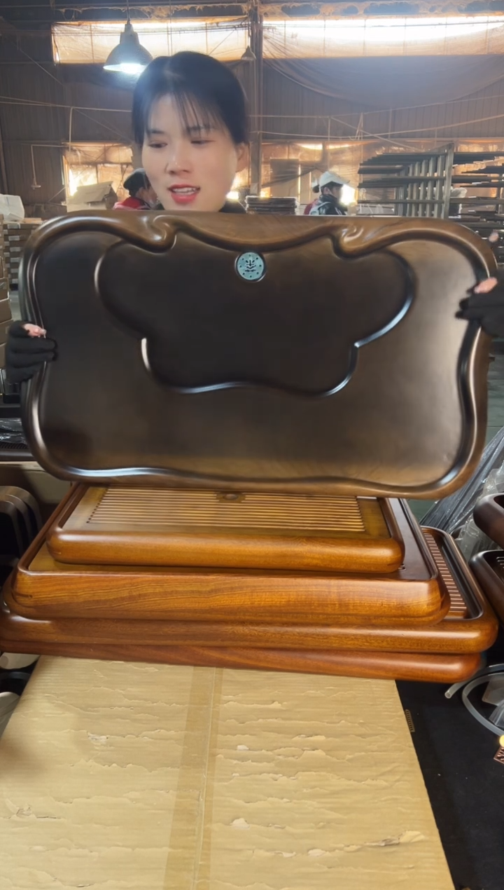 【闪购商品】60*35*6实木茶盘