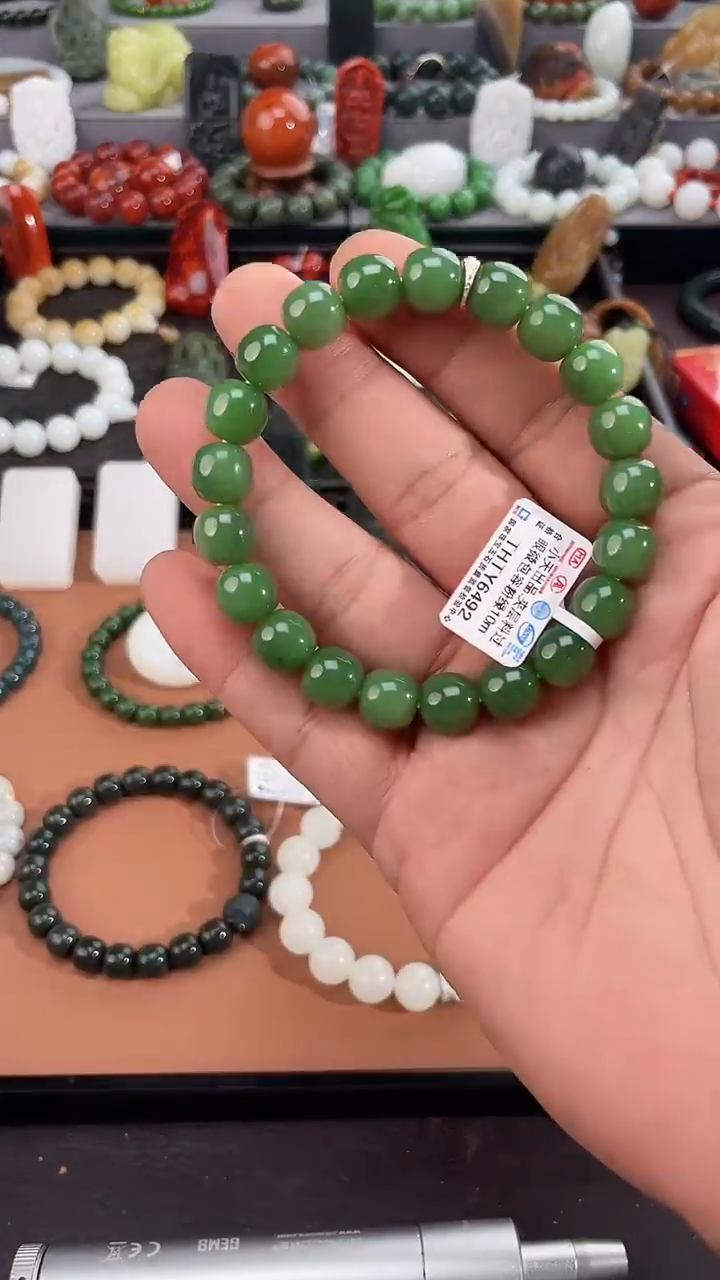 手串未镶嵌和田玉多样性发一件THTY6492