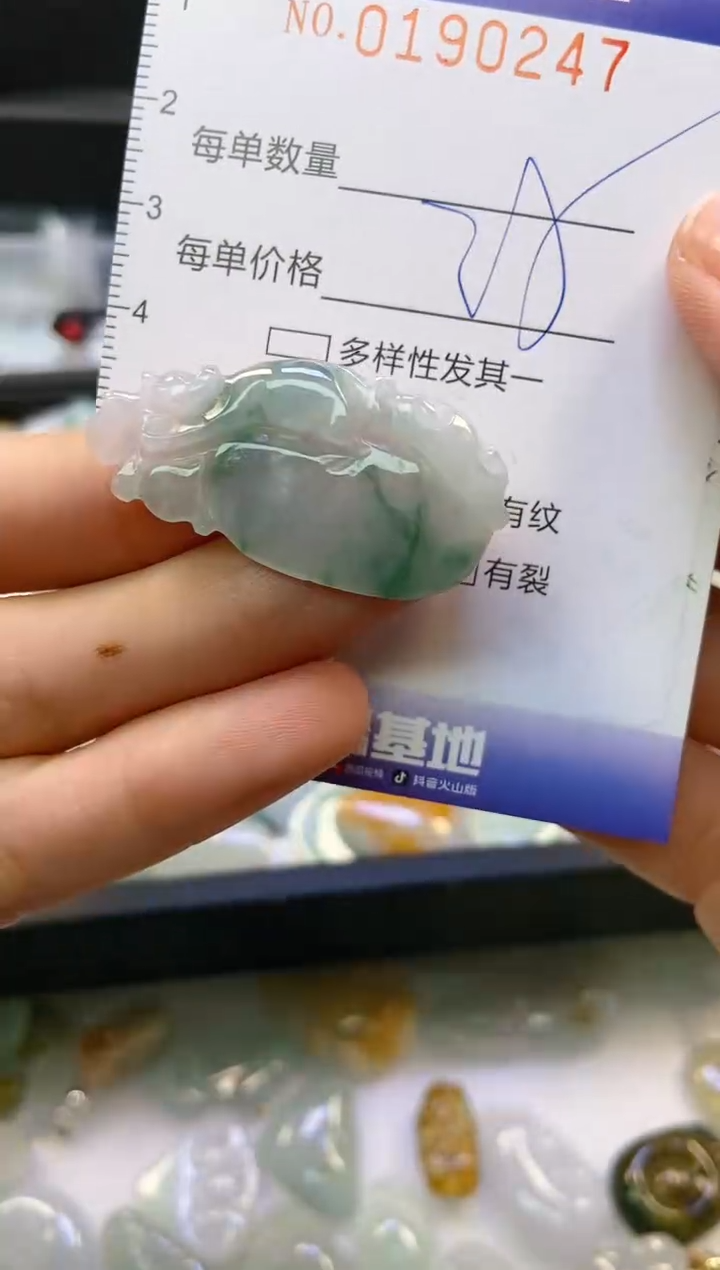 翡翠未镶嵌颈饰闪购0190247