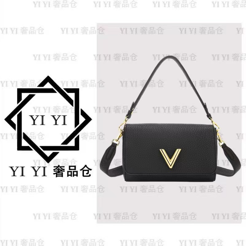 【周一一】时尚潮流高级感黑色轻奢高定女士黑色单肩腋下包