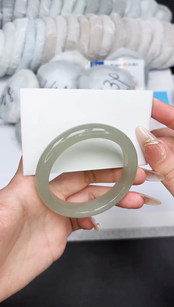 石英质玉未镶嵌手镯433-54.4