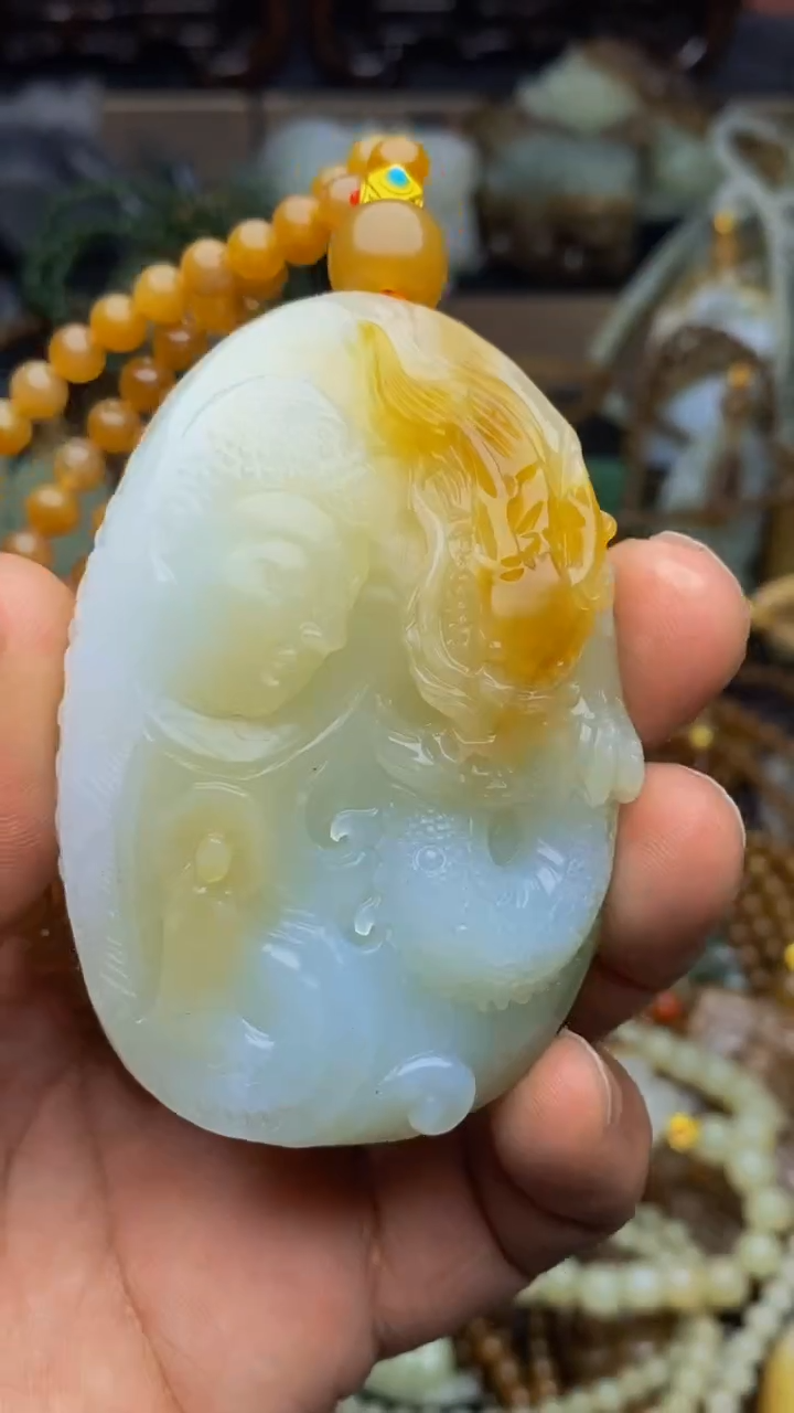 未镶嵌和田玉挂件c****城1