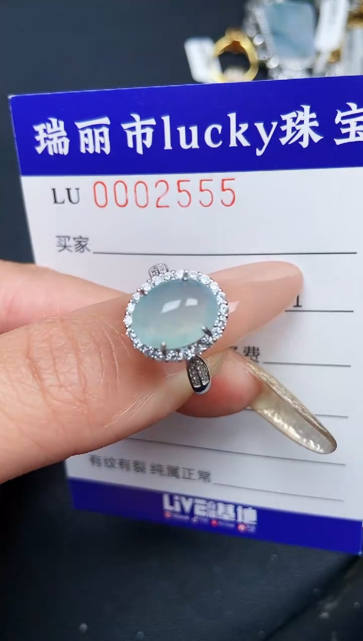 【闪购商品】翡翠颈饰银S925镶嵌2555