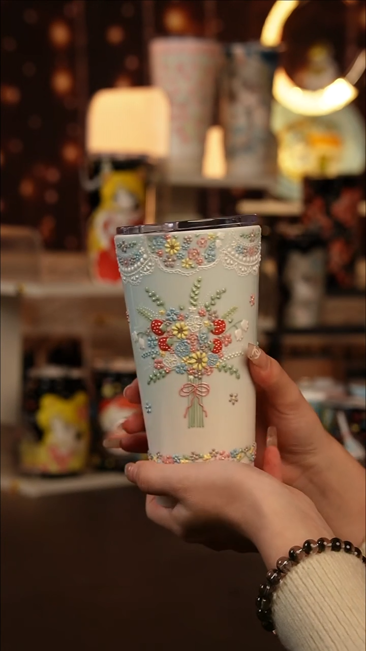 （玉泥）景德镇手工手绘文创陶瓷杯