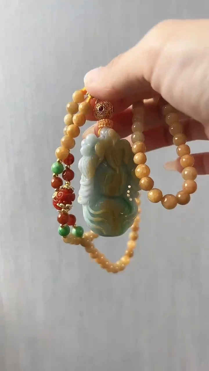 颈饰未镶嵌翡翠葫芦