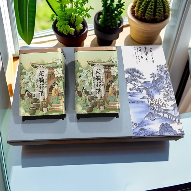 【拍一罐送一罐】茉莉花茶叶新茶花茶浓香型罐子颜色罐型随机发货