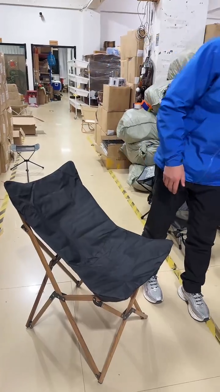 蝴蝶椅铝合金野营椅子