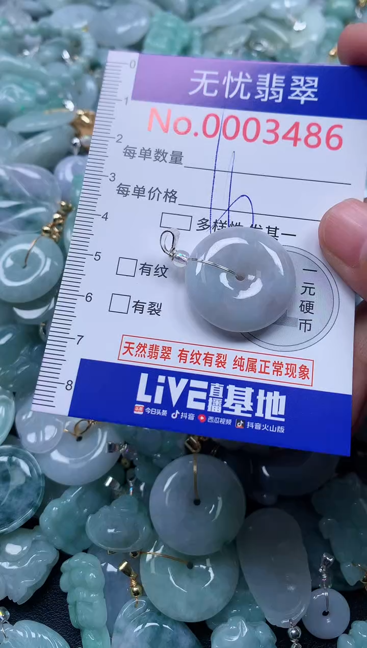 颈饰未镶嵌翡翠3486