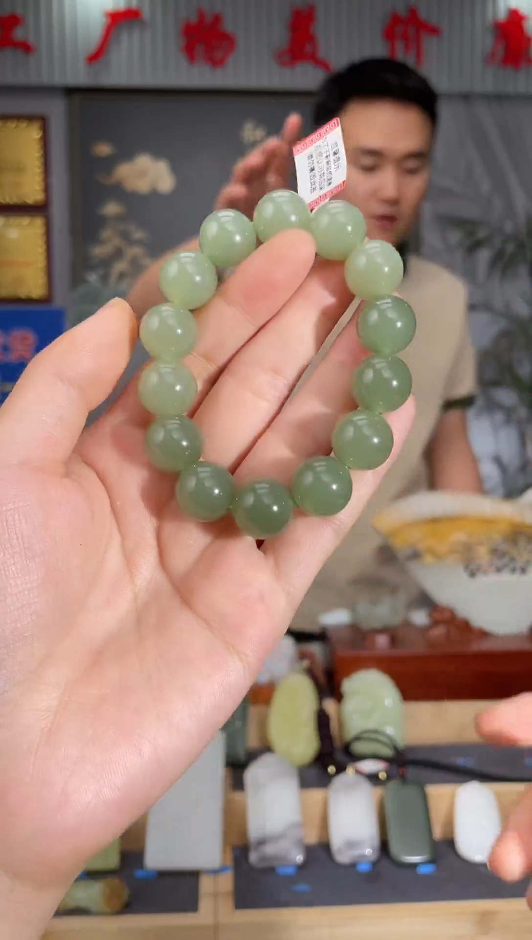 和田玉未镶嵌颈饰14