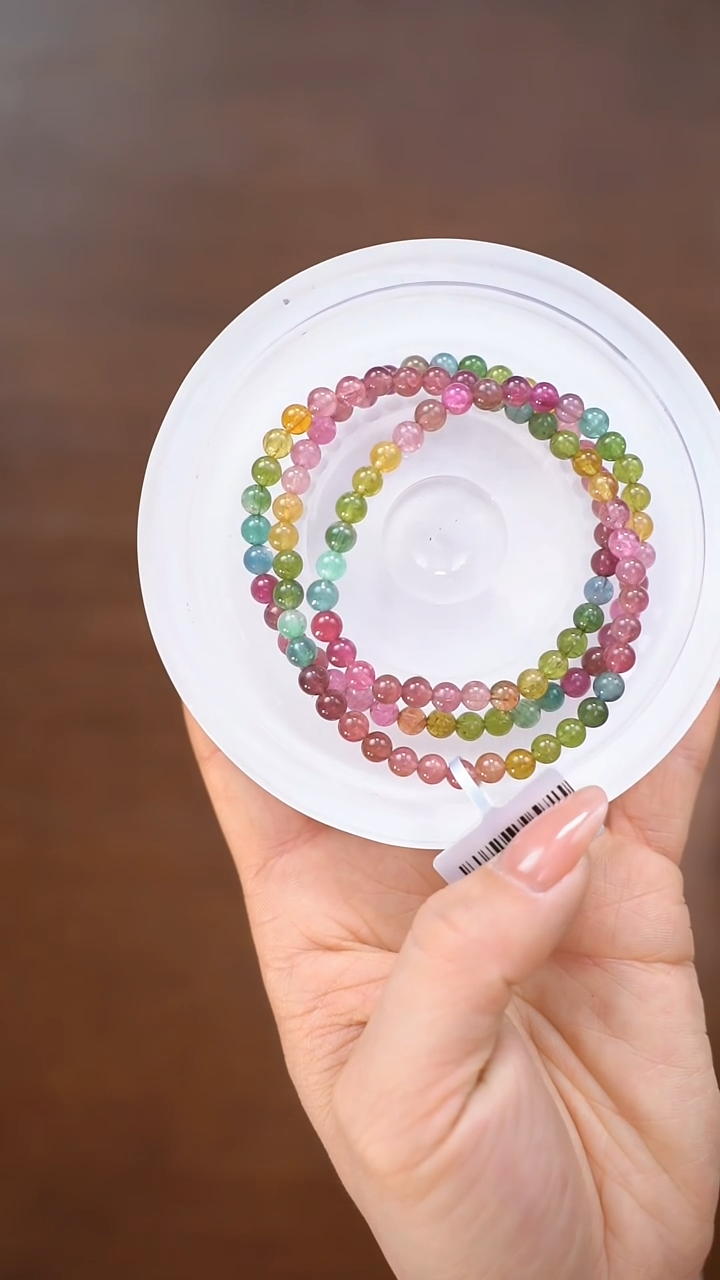 【闪购商品】碧玺手链未镶嵌c192 碧玺手链5mm+