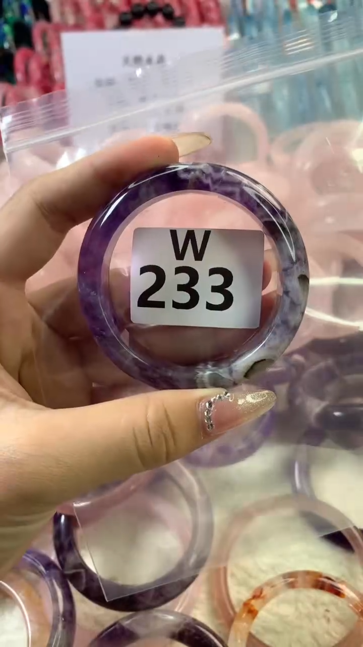 水晶手镯W未镶嵌水晶233-50