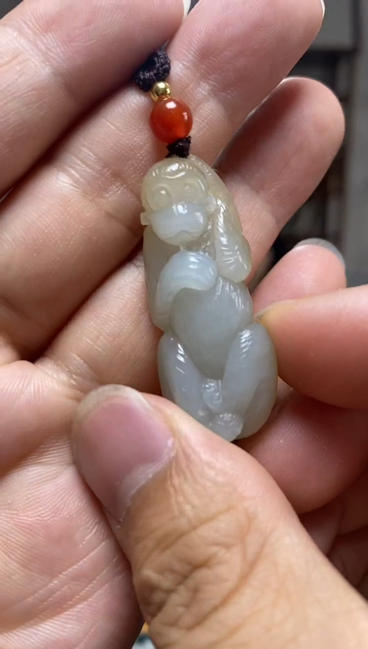 和田玉未镶嵌挂件24