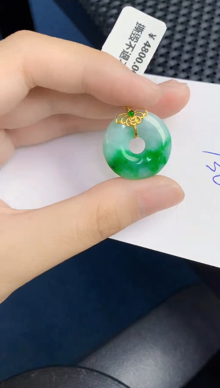 【闪购商品】翡翠18K金镶嵌颈饰000000000