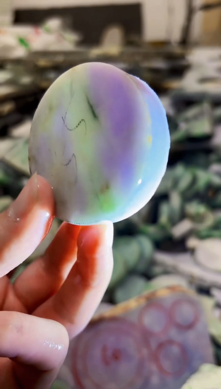 【闪购商品】翡翠颈饰未镶嵌A货白文1672