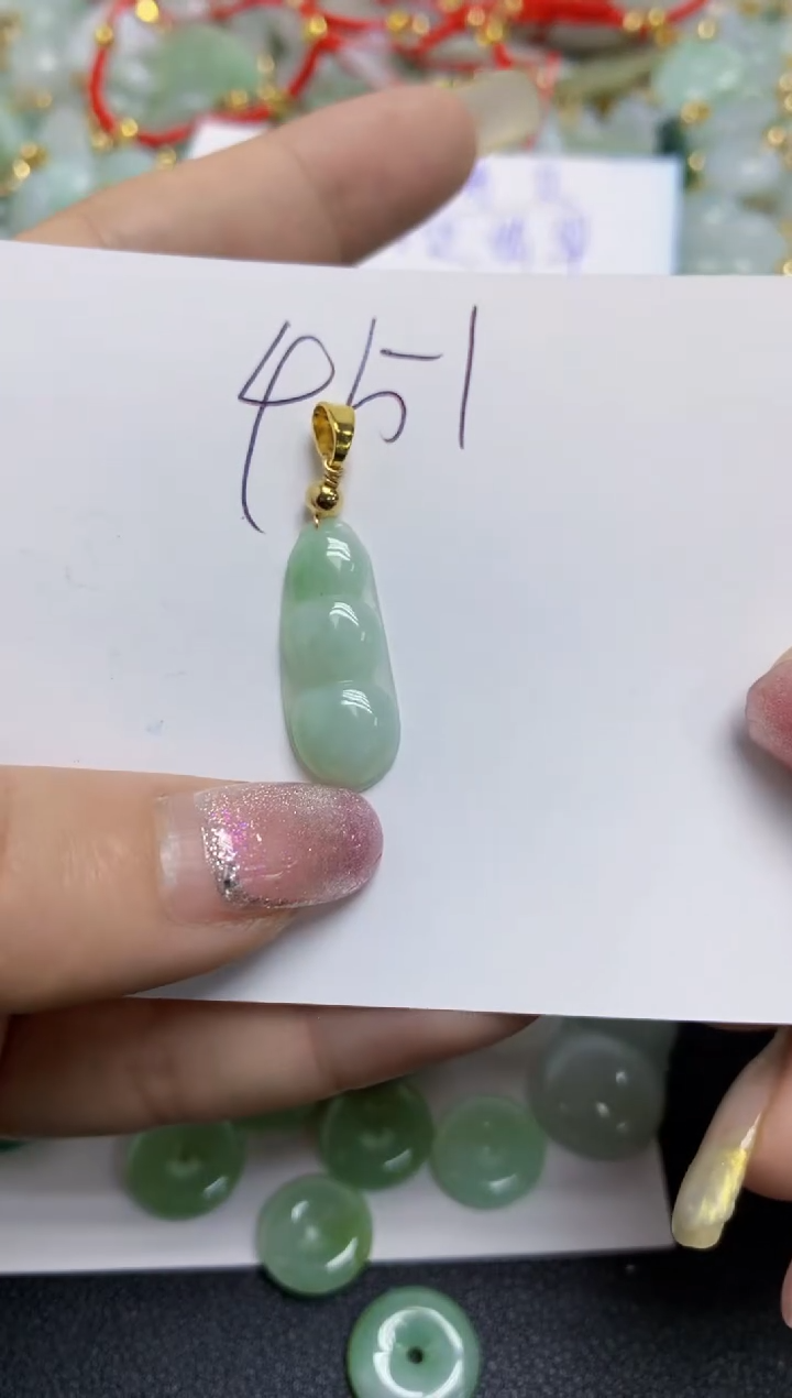 【闪购商品】翡翠颈饰合金天然翡翠A货