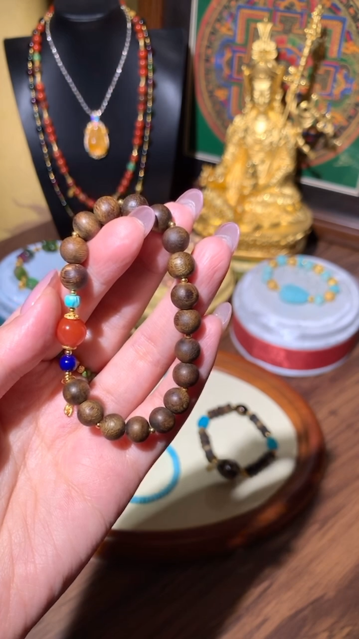 【闪购商品】沉香手把件沉香手串