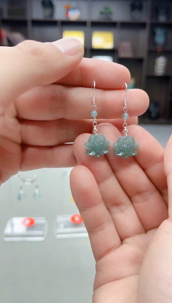 未镶嵌翡翠耳饰X06