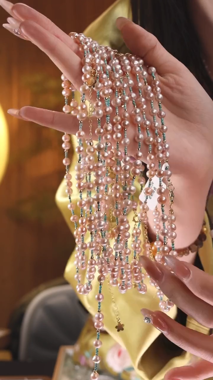 【闪购商品】淡水珍珠项链未镶嵌珍珠项链多样发其一