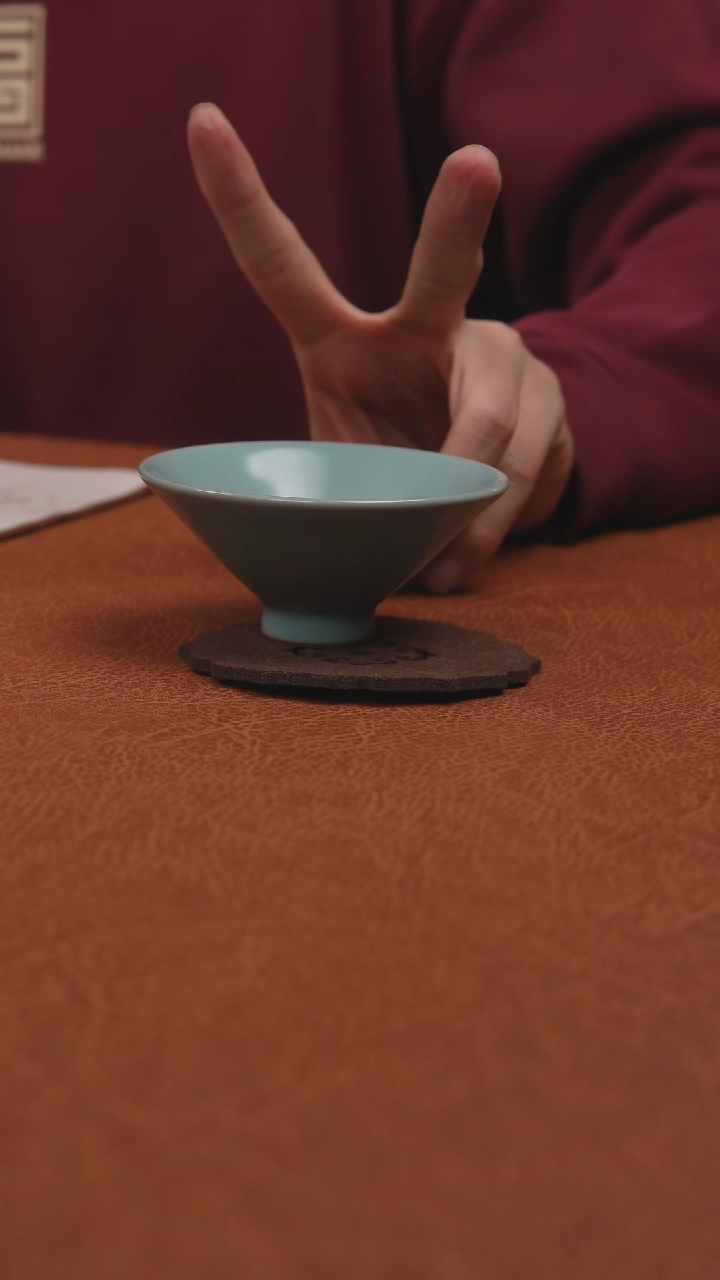 【闪购商品】杯汝州原矿釉原产地仿古斗笠杯