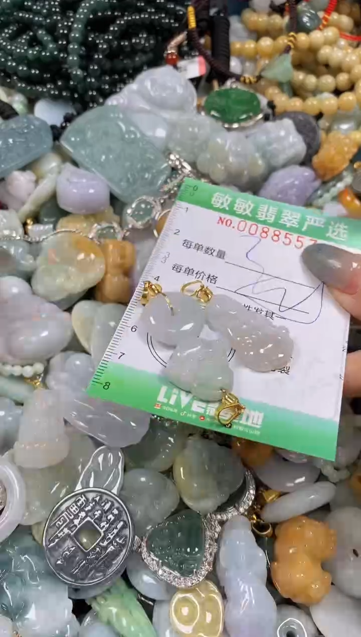 【闪购商品】翡翠颈饰未镶嵌闪购0088557多样性发其一