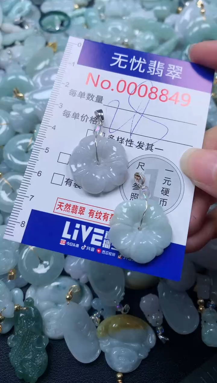 颈饰未镶嵌翡翠8849