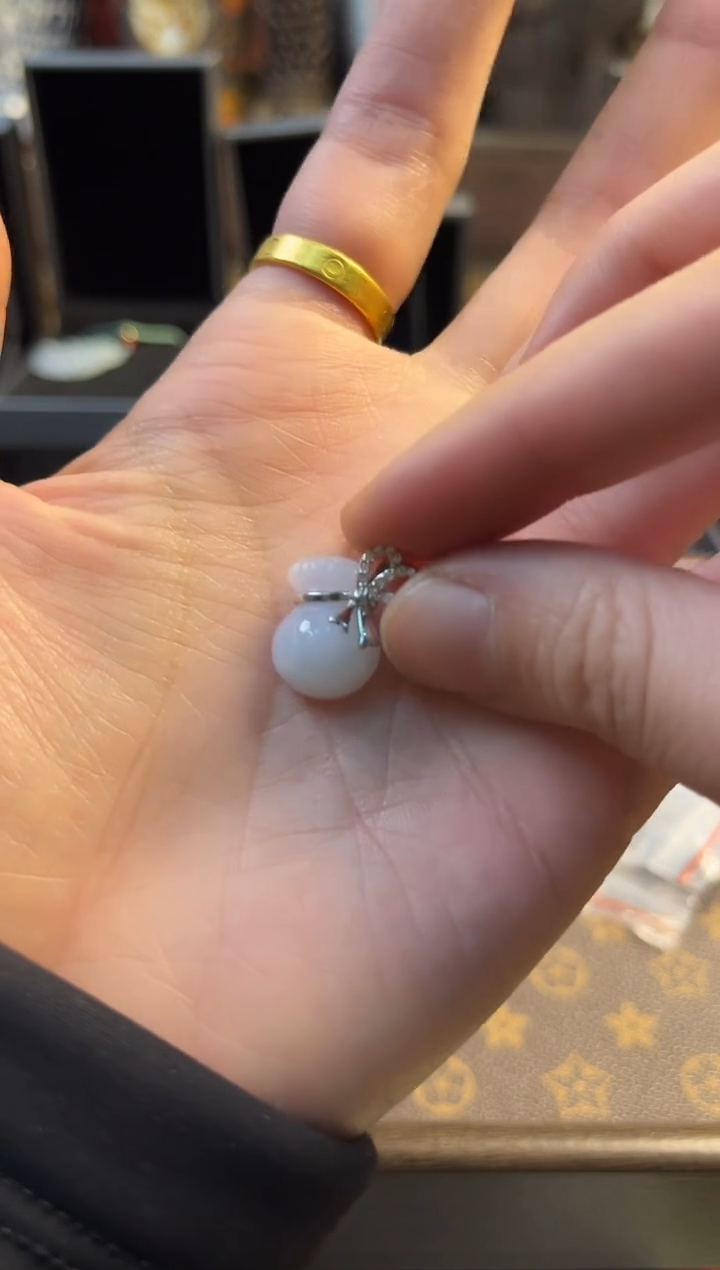 颈饰银S925镶嵌翡翠鳳玉善源直播推荐