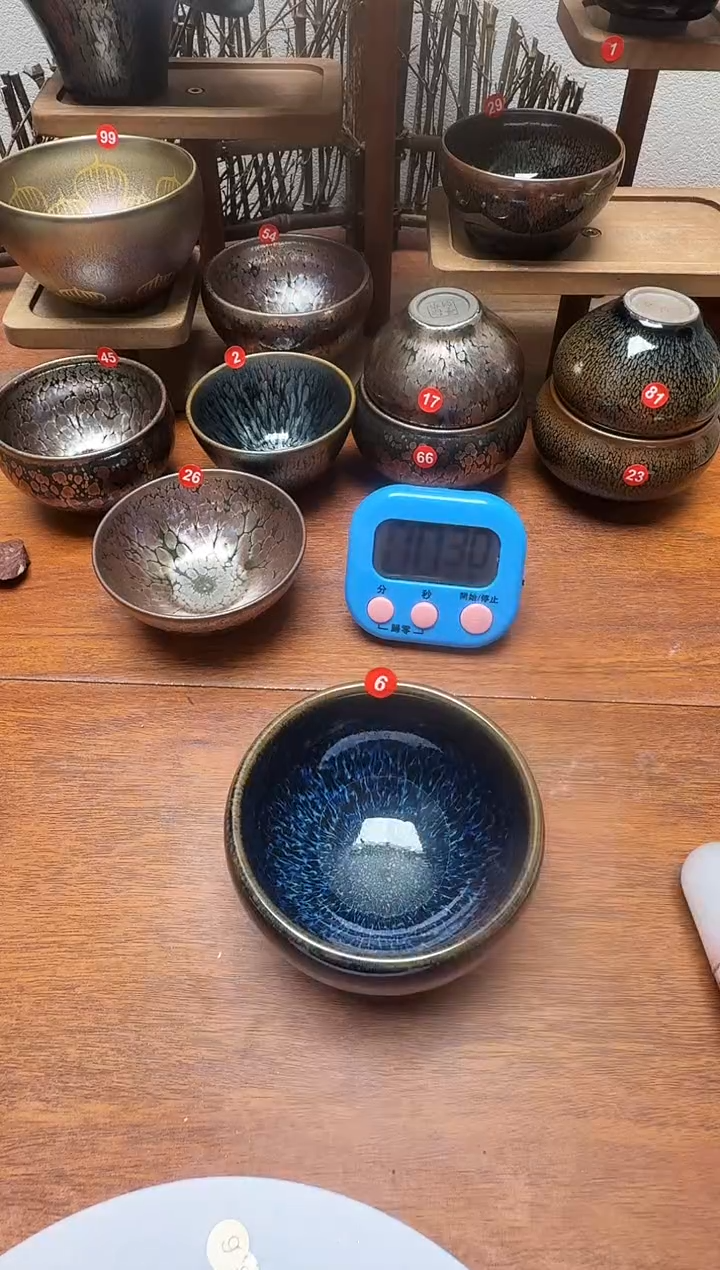 茶盏海*6号建盏工匠茶器