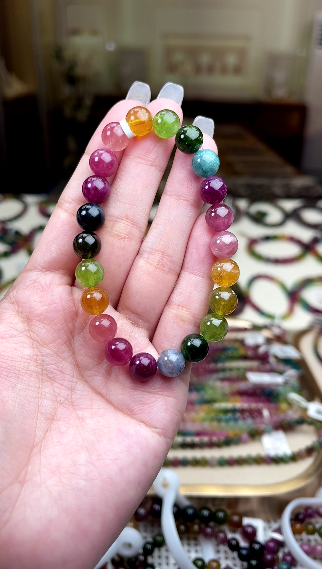 【闪购商品】碧玺/未镶嵌8mm+碧玺单圈多样性发货