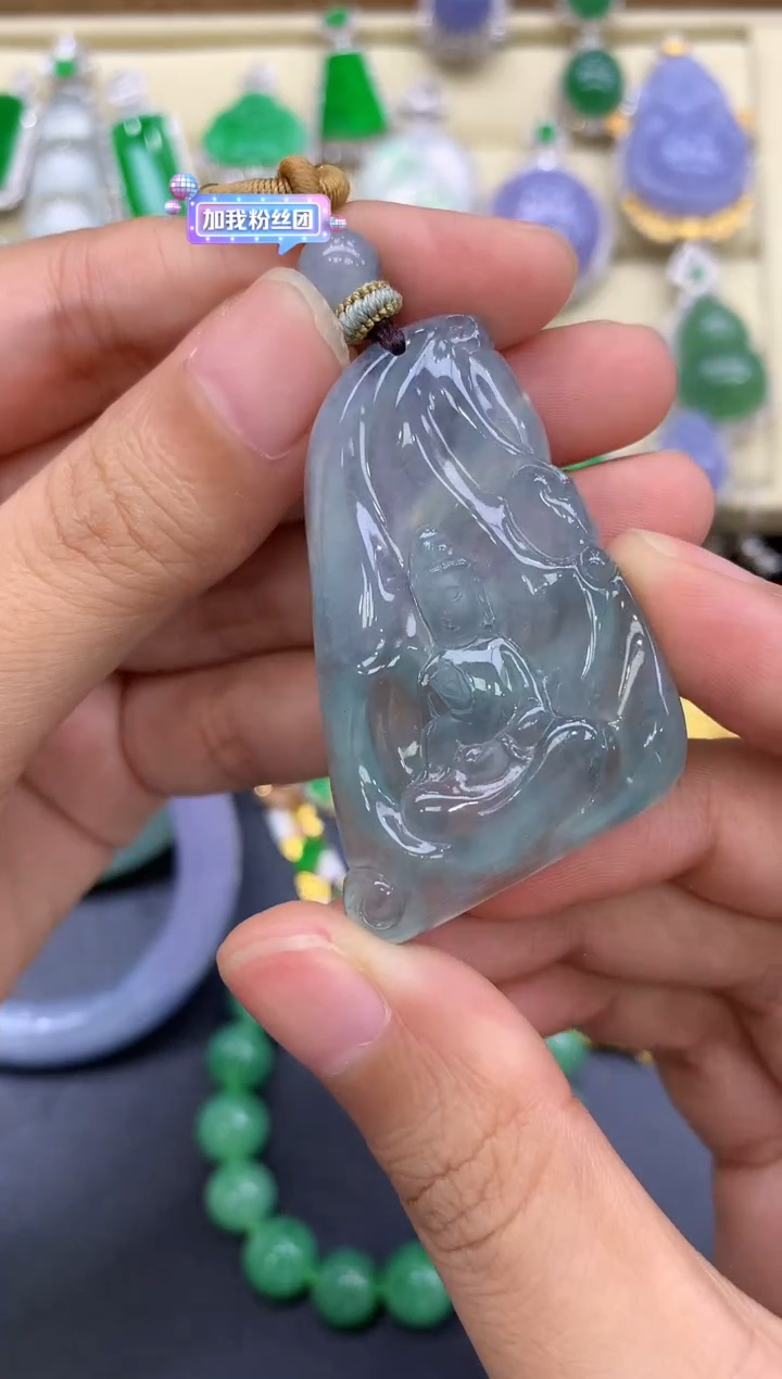 颈饰未镶嵌翡翠500-中国好珍宝