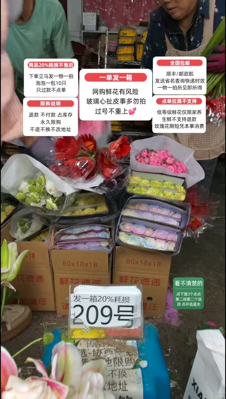 20%耗损发一箱❤号209