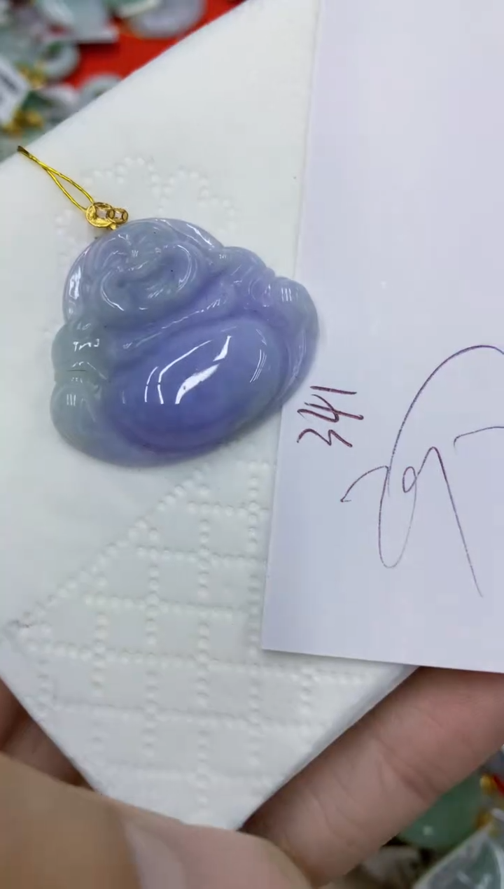 颈饰18K金镶嵌翡翠11111111111