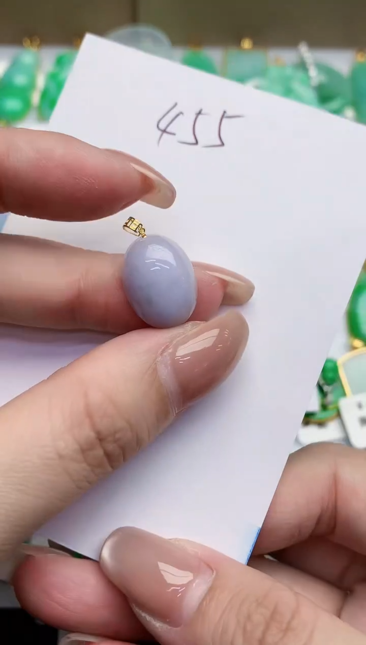 【闪购商品】翡翠18K金镶嵌颈饰00000000000