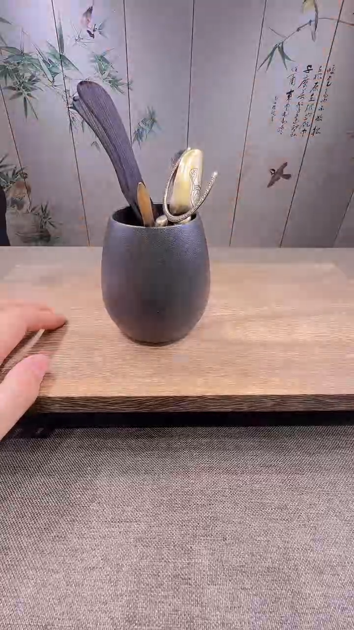 @微光茶器黑陶六君子ZHTJ0015