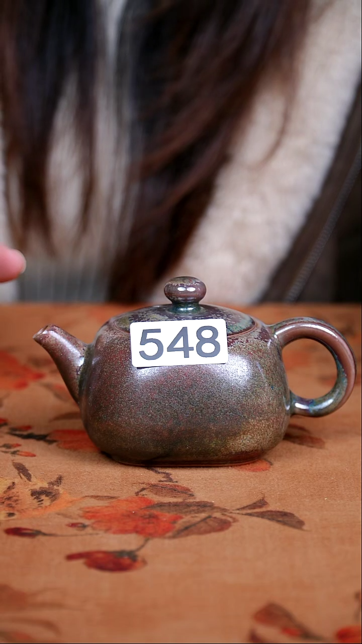 全品钧瓷茶器摆件
